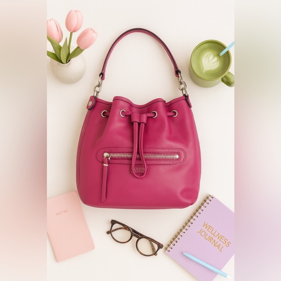 Coach Drawstring Hobo Bag - Picture 3 of 9